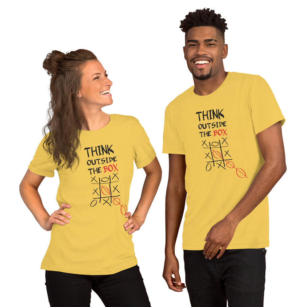 Think Outside the Box Unisex T-Shirt – Kazh Apparel