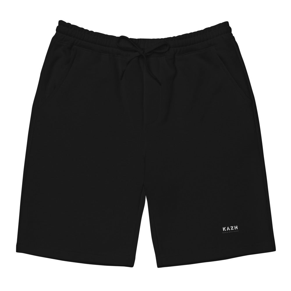 Black Men's fleece shorts