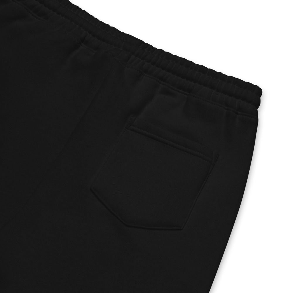 Black Men's fleece shorts