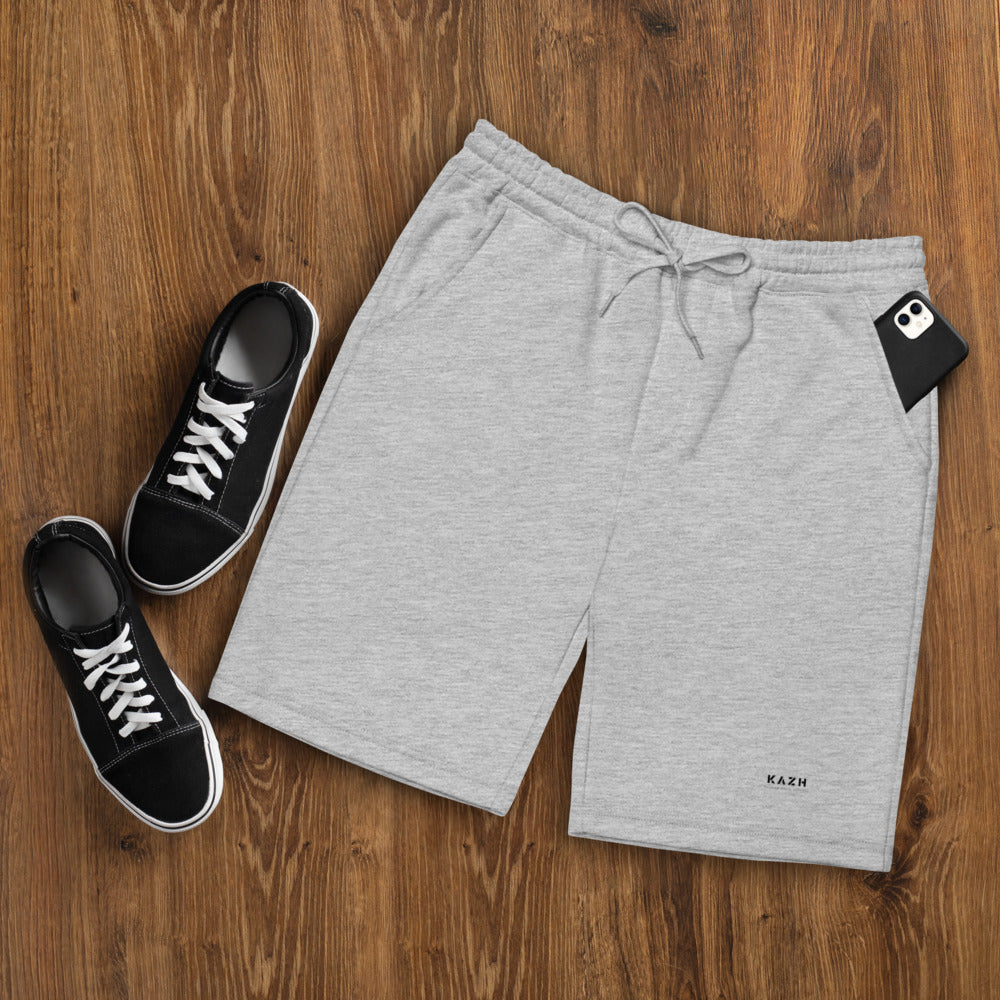 Grey Men's fleece shorts