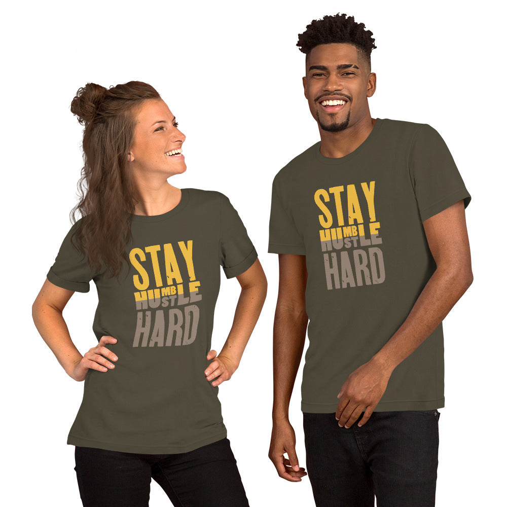 Stay Humble, Hustle Hard Short-Sleeve Unisex T-Shirt