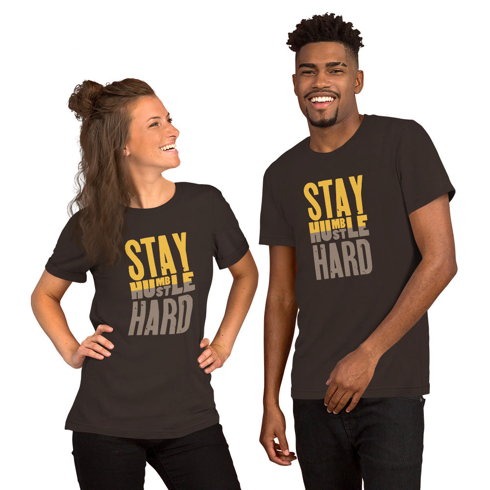 Stay Humble, Hustle Hard Short-Sleeve Unisex T-Shirt