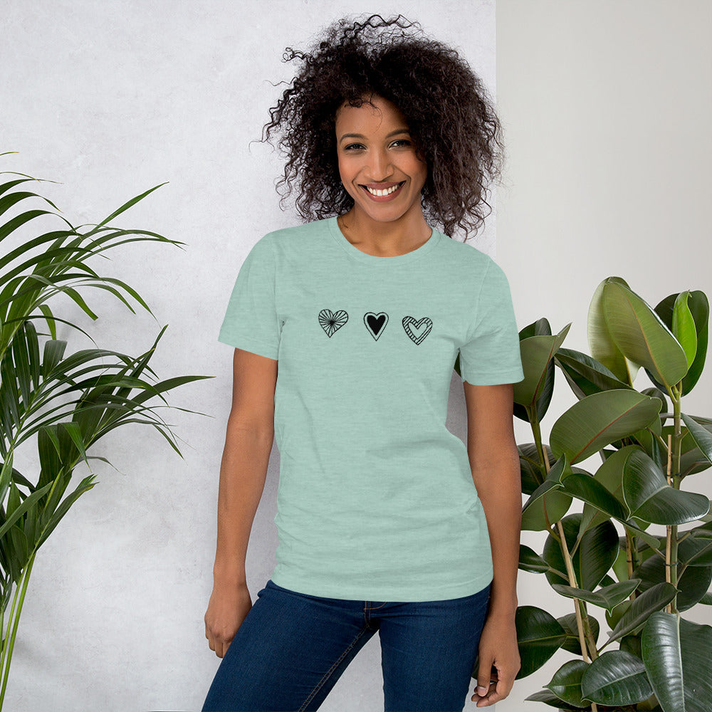 Hearts Short-Sleeve T-Shirt