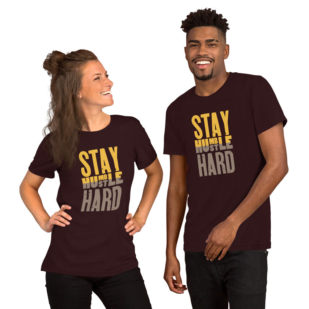 Stay Humble, Hustle Hard Short-Sleeve Unisex T-Shirt