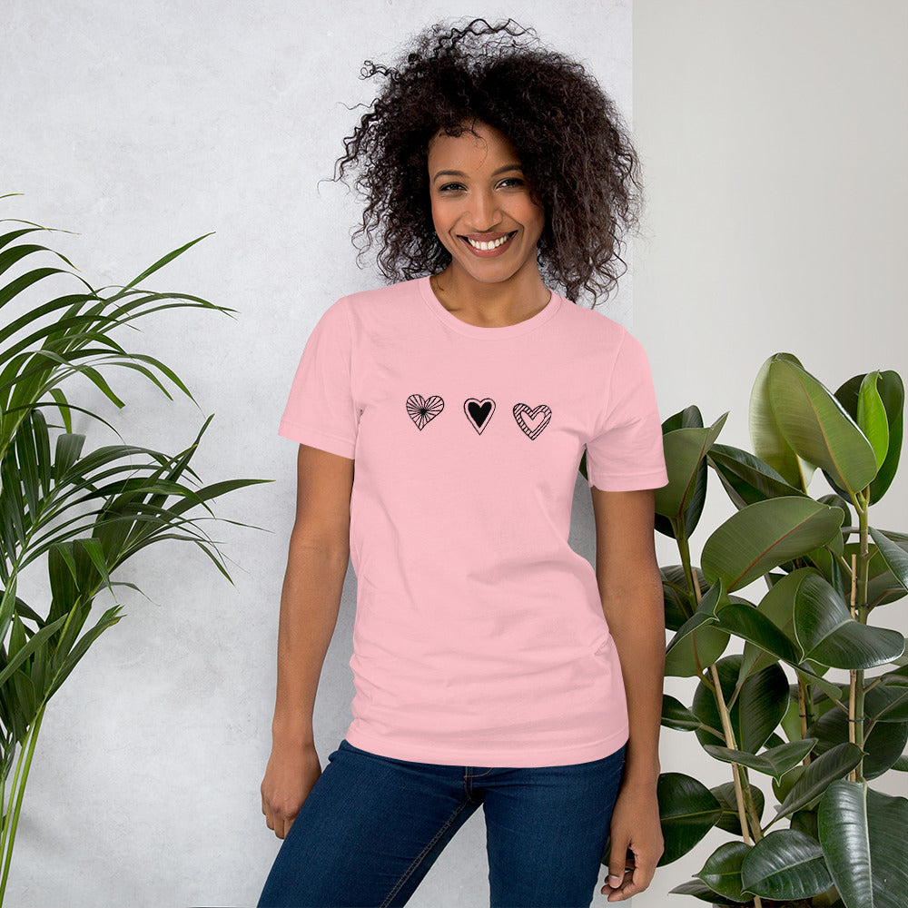 Hearts Short-Sleeve T-Shirt