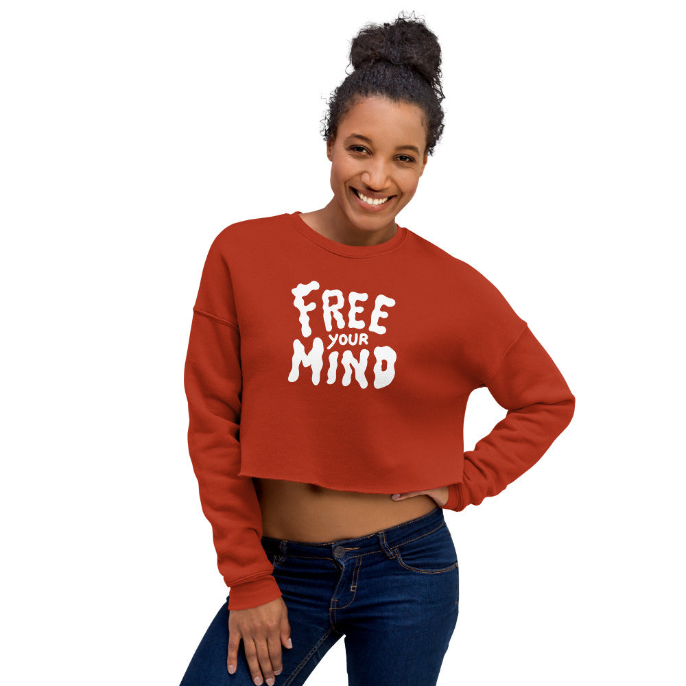 Free your Mind Crop Sweatshirt